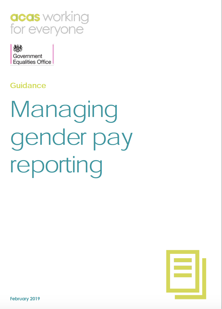 Gender pay gap guidance: Managing gender pay reporting