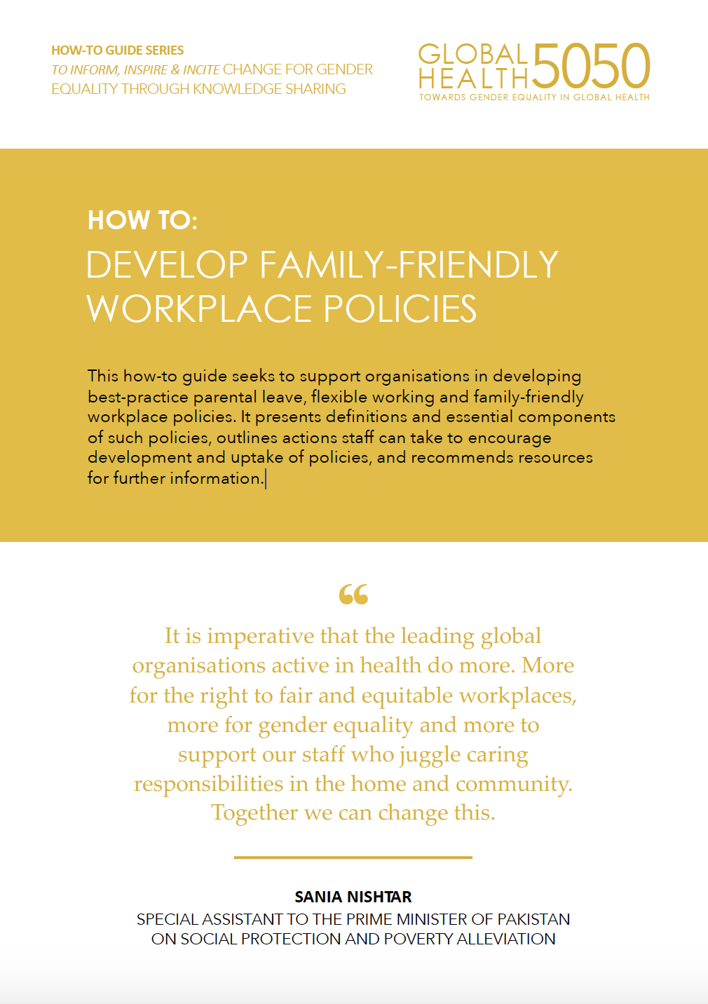 GH5050 How-To: Develop Family-Friendly Workplace Policies