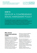 GH5050 How-To: Develop A Comprehensive Sexual Harassment Policy
