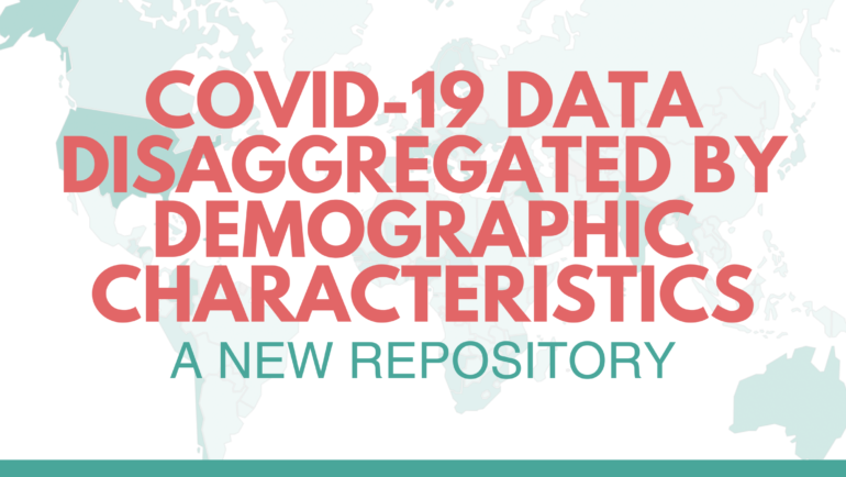 A scarcity of disaggregated COVID-19 data – a new repository